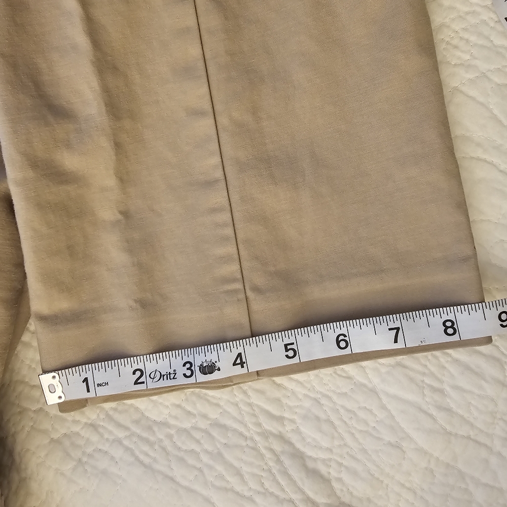 Ann Taylor Straight Leg Pants With Decorative Waist Tabs - Picture 7 of 11